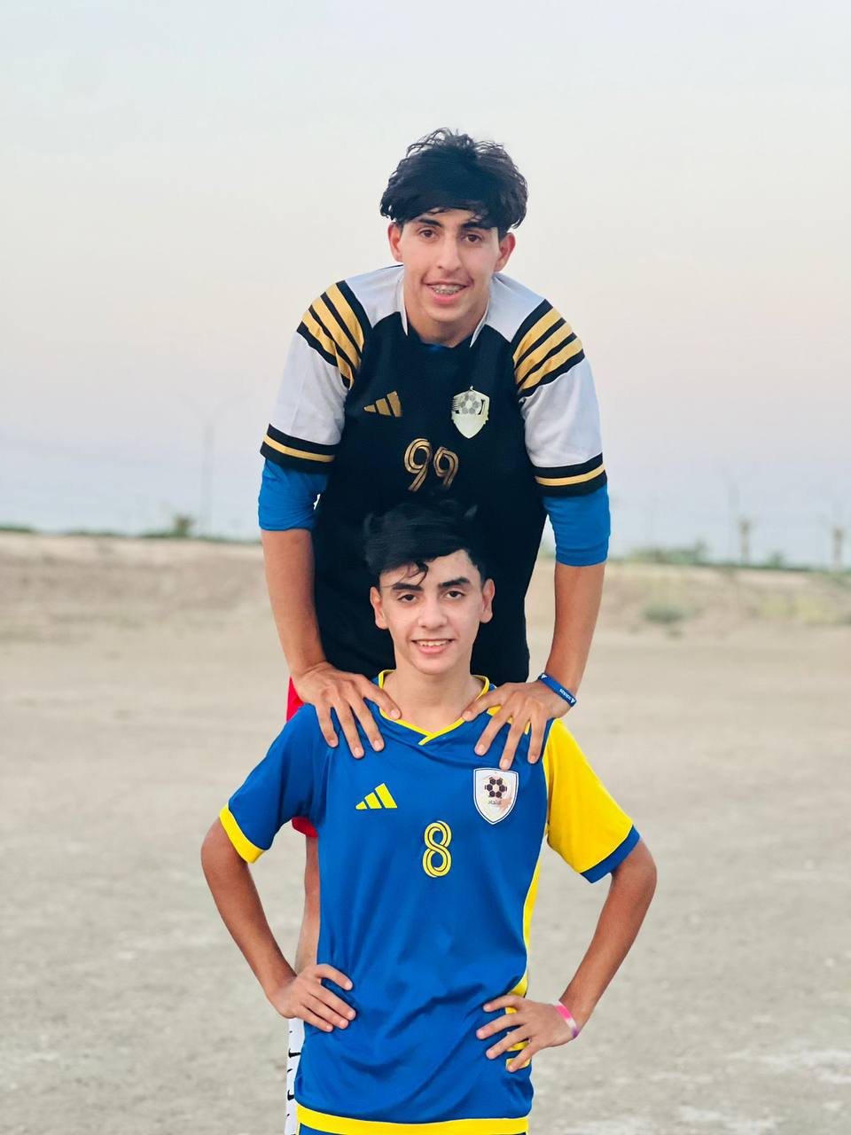 لقطة من التمارين الخاصة بفريق الناشئين